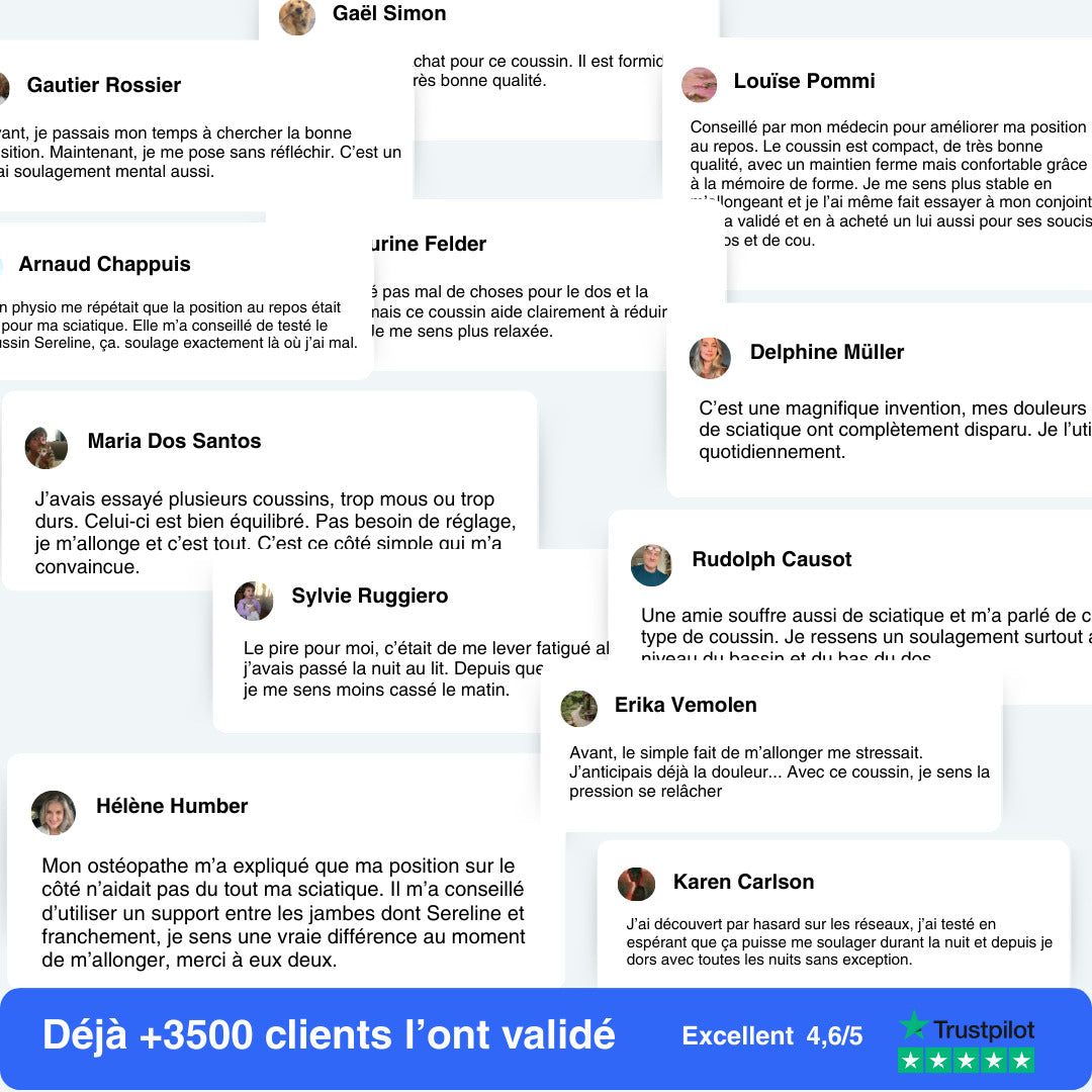 Coussin orthopédique anti-douleur