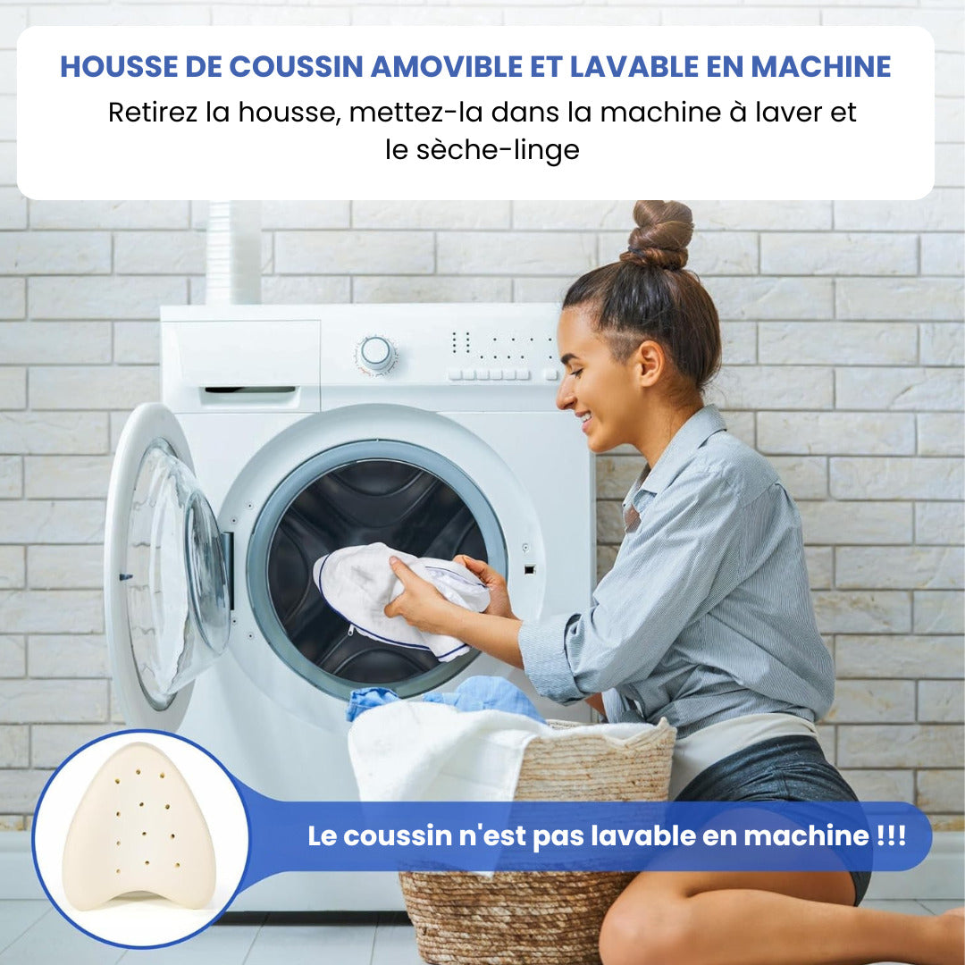 2x Taies d'oreiller lavables